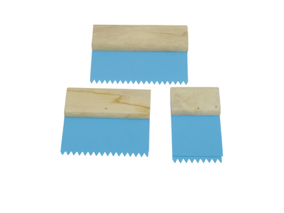 STMDECOR набор пластиковых скребков зубчатых 3 шт EG020A