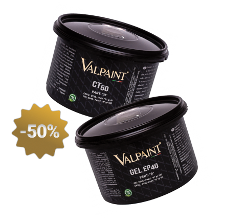 Скидка 50% на двухкомпонентный лак Valpaint для влагозащиты