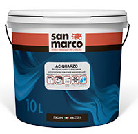 Acsil Quarzo (Аксил Кварцо) - краска фасадная особопрочная акрил-силоксановая матовая San Marco